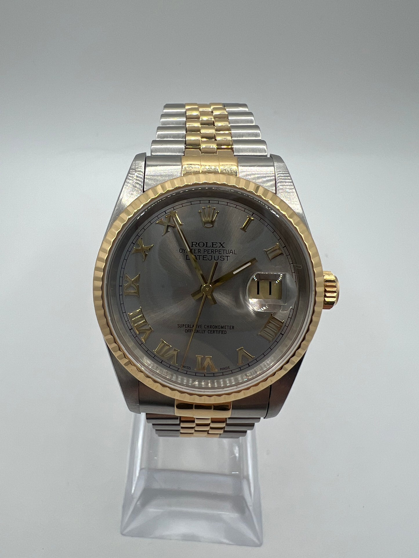 Rolex Datejust Rhodium 36